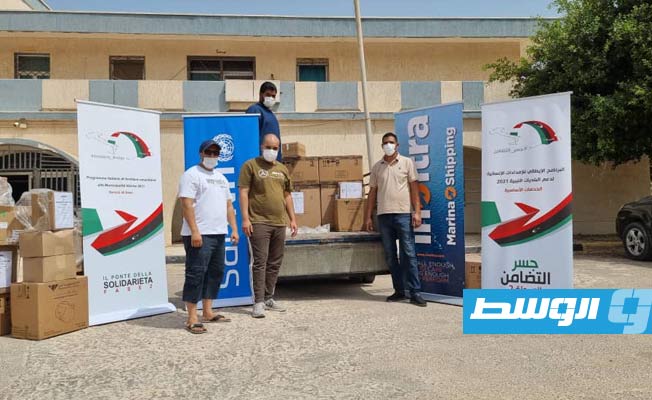 مساعدات إيطالية لأربع مستشفيات في ليبيا (السفارة الإيطالية في ليبيا على تويتر)