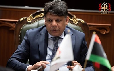 النائب العام يؤكد من بروكسل عدم التهاون في حماية الأموال الليبية