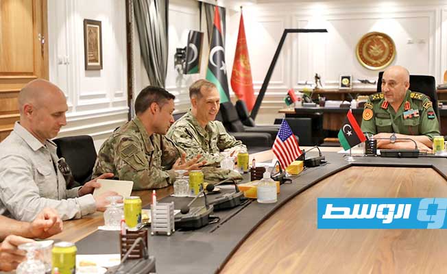 الحداد يلتقي وفدا من وزارة الدفاع الأميركية في طرابلس