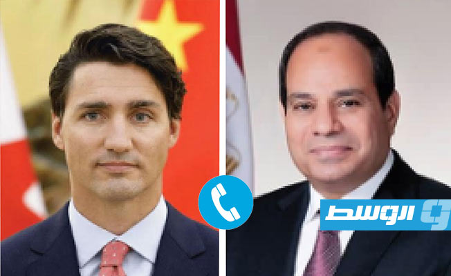 السيسي ورئيس وزراء كندا يتفقان على ضرورة نفاذ المساعدات الإنسانية إلى غزة والعمل على حل الدولتين