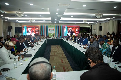 جانب من اجتماع قمة أفريقيا للتواصل الشبابي في نيروبي، الأحد 10 ديسمبر 2032 (صفحة الوزارة على فيسبوك)