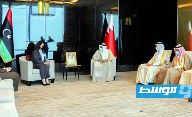 المنقوش تبحث مع وزير خارجية البحرين المستجدات في ليبيا