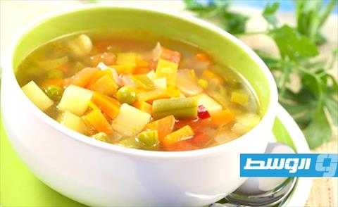 حساء الخضراوات الشهي والمغذي