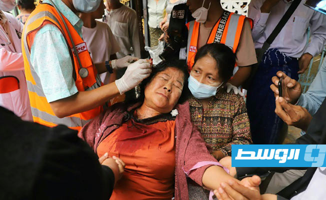 قتيلان وعشرات الجرحى برصاص الشرطة خلال تظاهرة في بورما