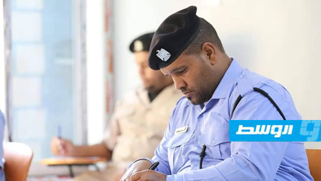 مديرية أمن أجدابيا تبدأ امتحانات ترقية الضباط والأفراد