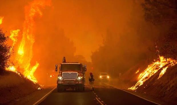 إعلان حالة الطوارئ في كاليفورنيا مع اتساع الحرائق