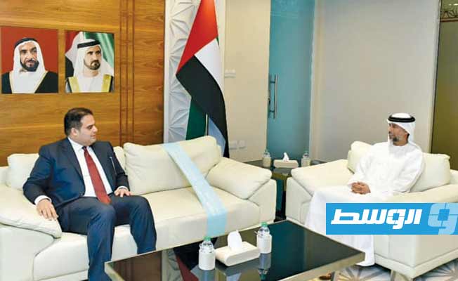 العبار يبحث مع وزير الطاقة الإماراتي تطوير العلاقات التجارية