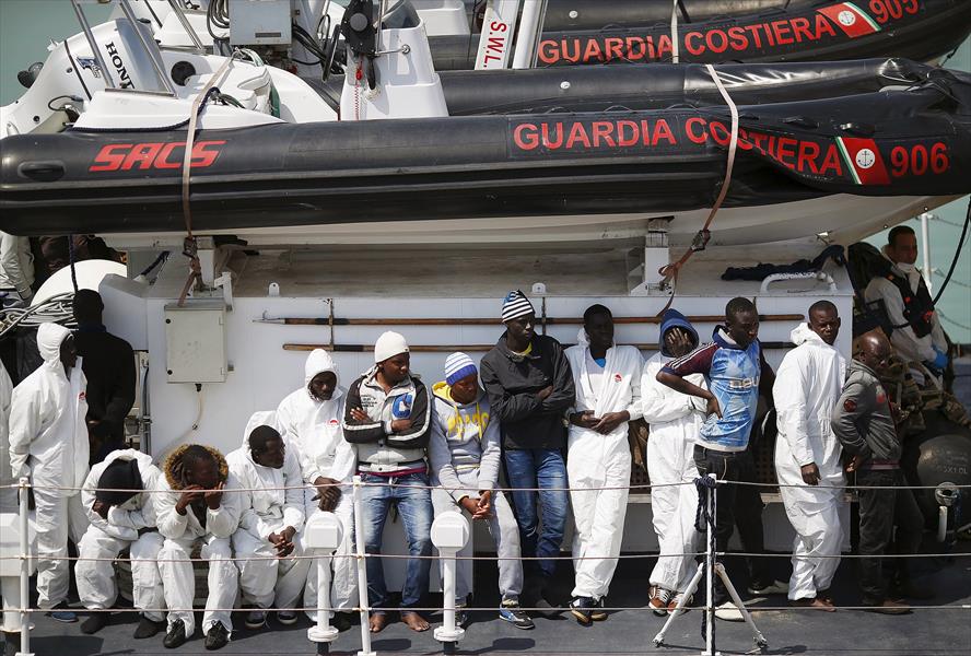 انتشال 1200 مهاجر قبالة سواحل ليبيا أثناء إبحارهم إلى إيطاليا