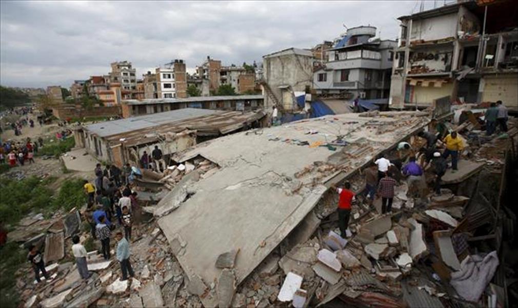 وزارة الداخلية في نيبال: ارتفاع عدد قتلى الزلزال إلى 618 شخصًا