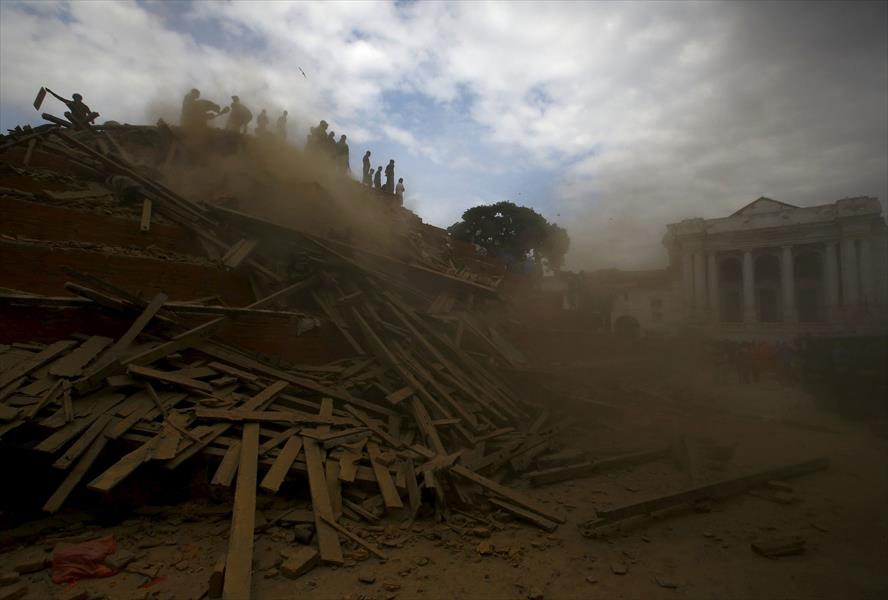 وزارة الداخلية في نيبال: ارتفاع عدد قتلى الزلزال إلى 618 شخصًا