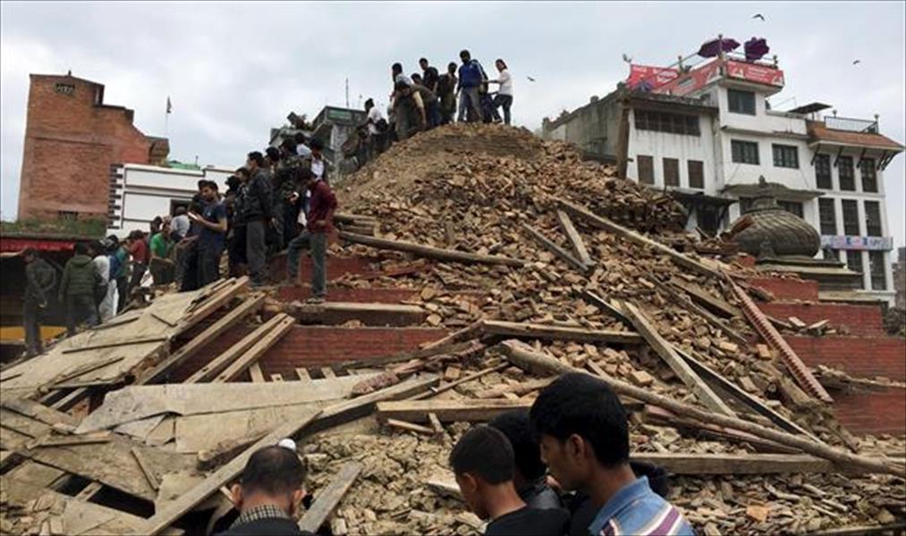 زلزال نيبال يقتل متسلقي جبال
