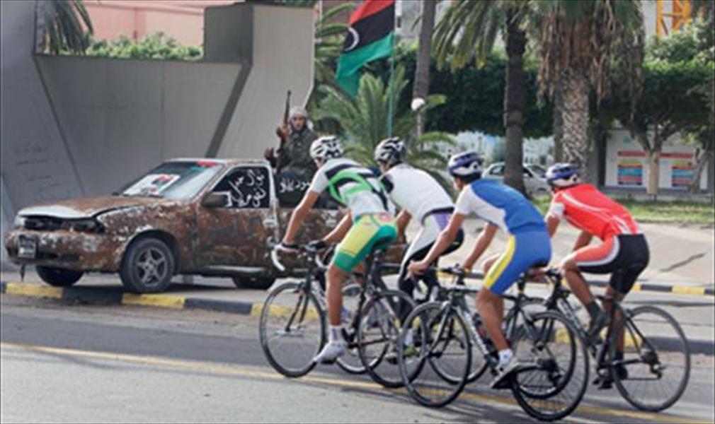 عجلة الدراجات الليبية تعود للدوران من ميدان الشهداء
