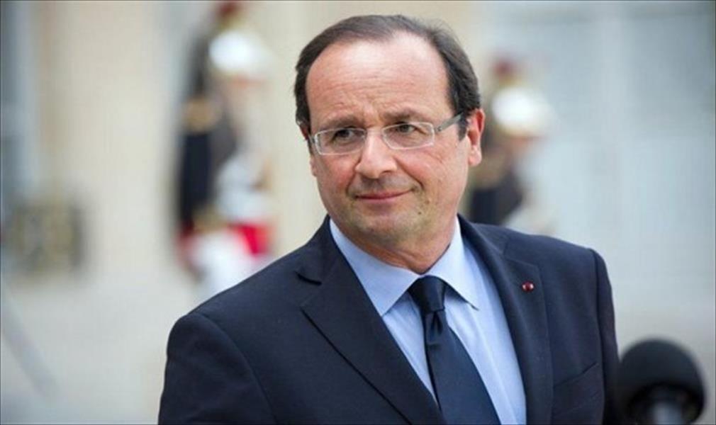 الرئيس الفرنسي يدعو إلى دعم المؤسسات الليبية لمواجهة أزمة اللاجئين