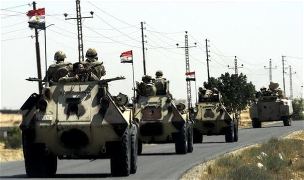 الجيش المصري: تصفية 3 مسلحين بمدينة رفح