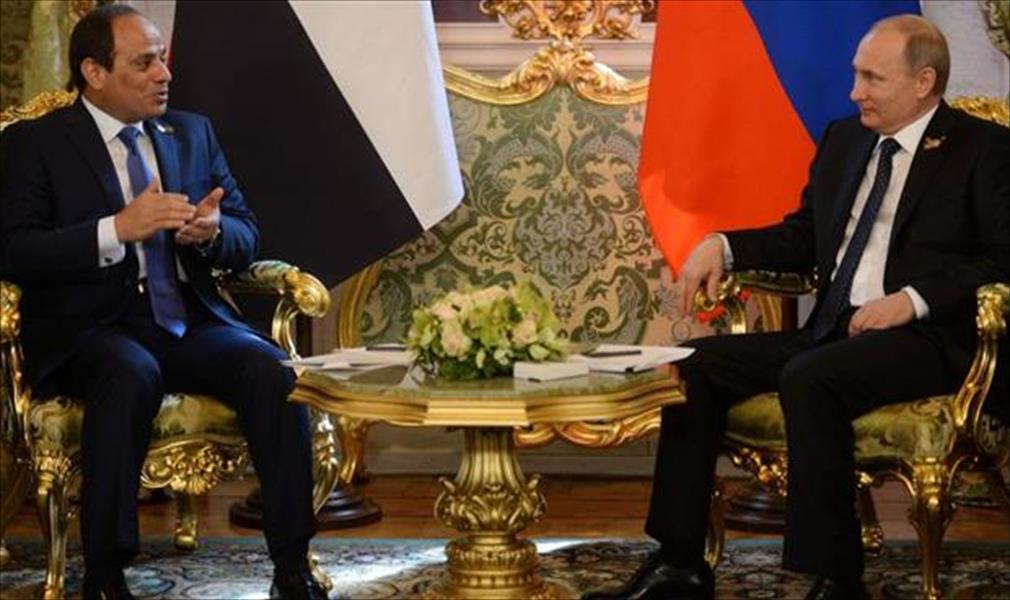 بوتين والسيسي يبحثان تعزيز العلاقات الاقتصادية