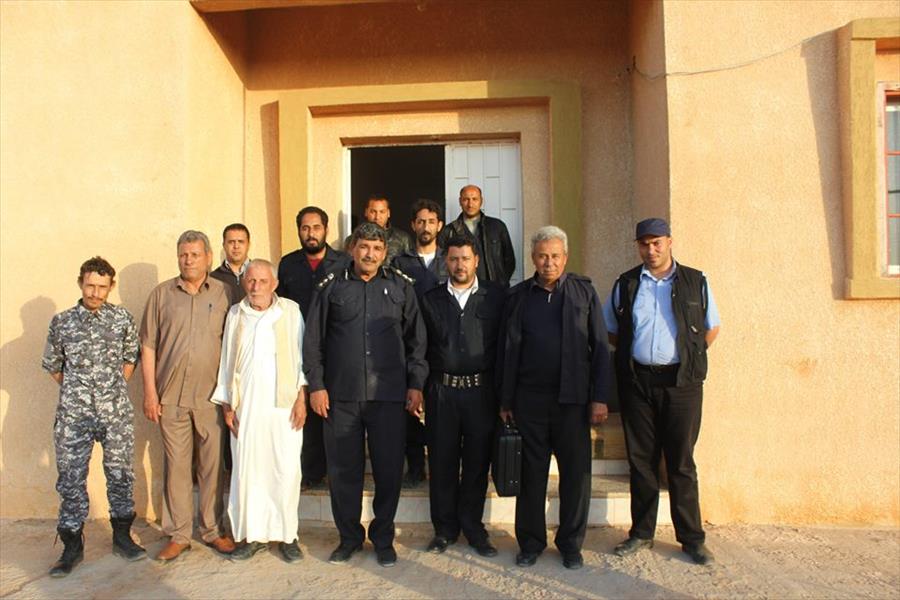 عميد البلدية ومدير الأمن يتفقدون مراكز الشرطة ونقاط التفتيش شرق طبرق