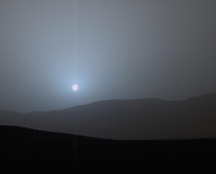 كيف يبدو غروب الشمس في المريخ؟ (صورة)