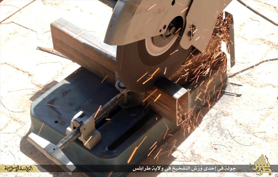 «داعش» ينشر صور ورش تصنيع المفخخات في «ولاية طرابلس»