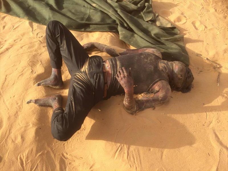 الكتيبة «456 مُشاة» تعثر على جُثة مفقود بصحراء زلاف