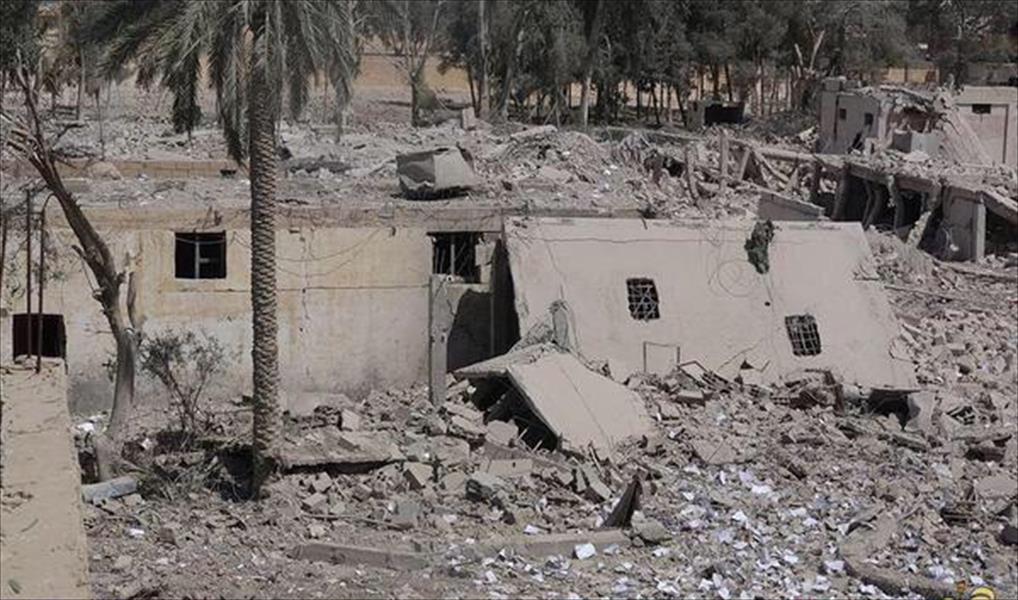 بالصور: «داعش» يفجر سجن تدمر السوري