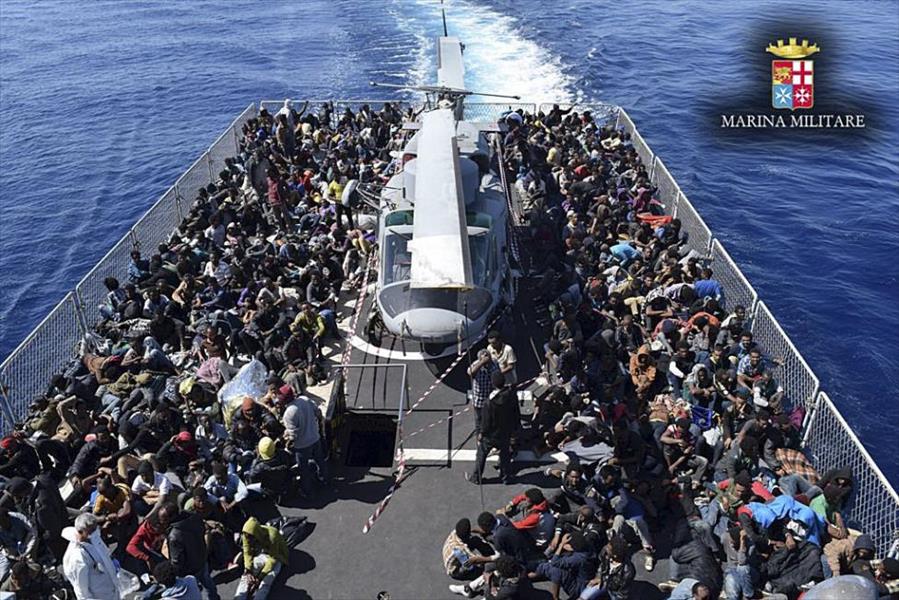 خفر السواحل الإيطالي يعلن إنقاذ نحو 3500 مهاجر