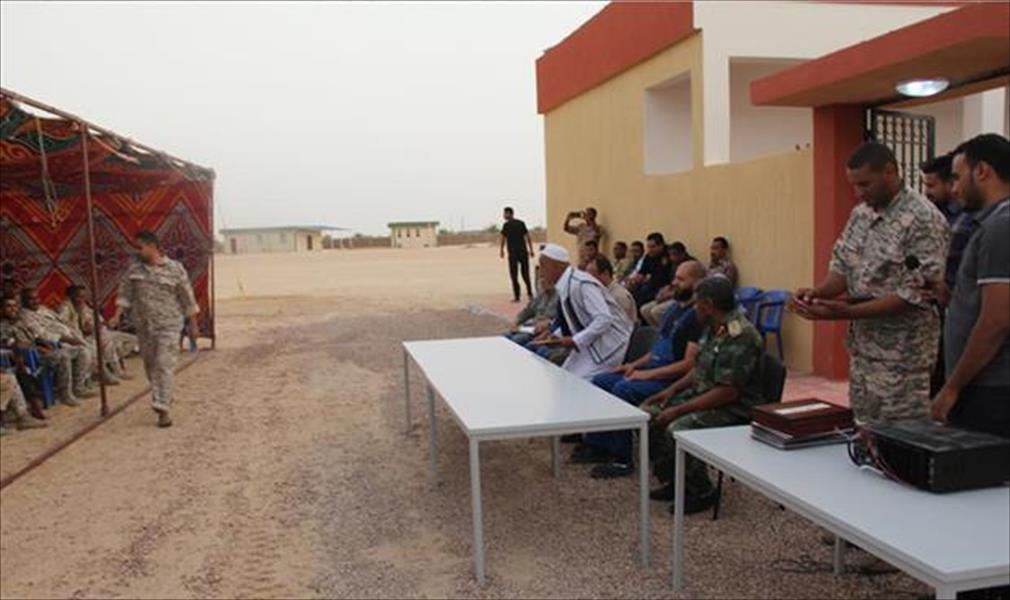 افتتاح معسكر جهاز حرس المنشآت النفطية لحقل النخلة بمدينة جالو