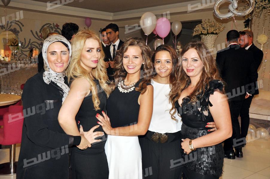 بالصور: إيمان العاصي تحتفل بخطبة شقيقتها
