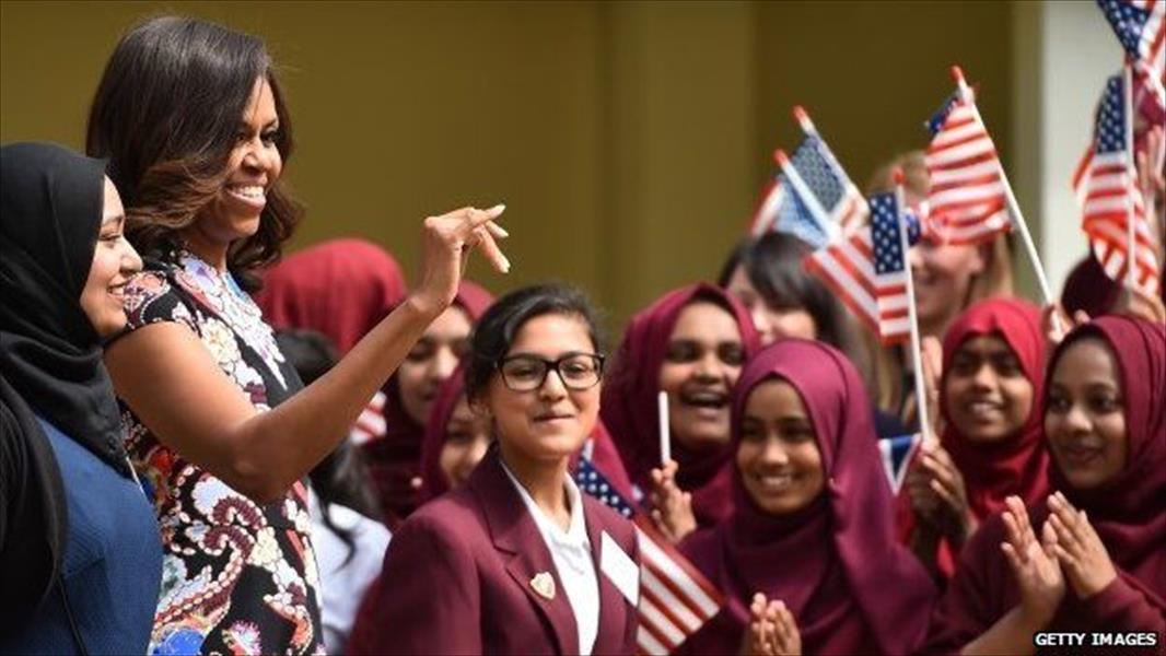 ميشيل أوباما تقود مبادرة لتعليم الفتيات