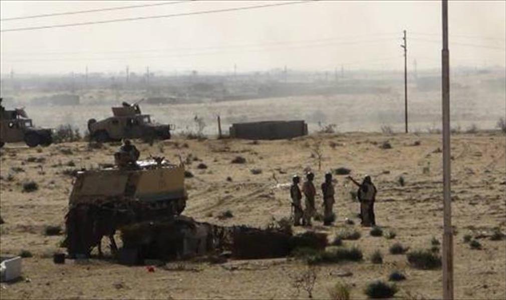 قوات الأمن تقتل 22 مسلحًا في شمال سيناء