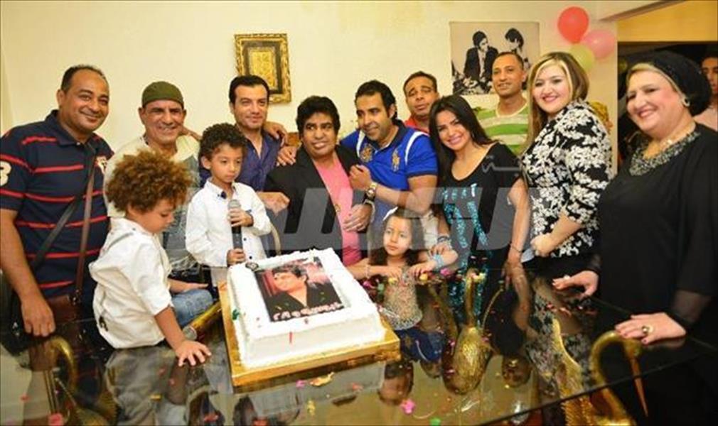 بالصور: نجوم الأغنية الشعبية في عيد ميلاد عدوية