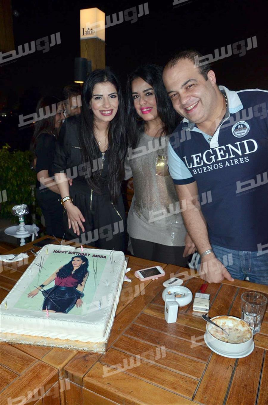 بالصور: نبيلة عبيد تحتفل بعيد ميلاد ابنة شقيقتها