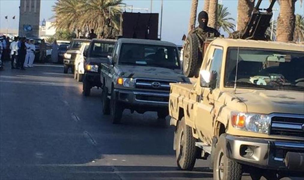 عشرات السيارات العسكرية تشاهد في شوارع طرابلس اليوم