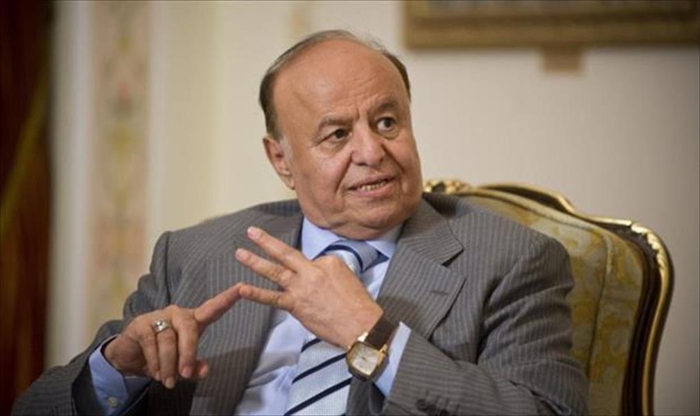 مصادر لـ«بوابة الوسط» الرئيس اليمني في طريقه إلى القاهرة