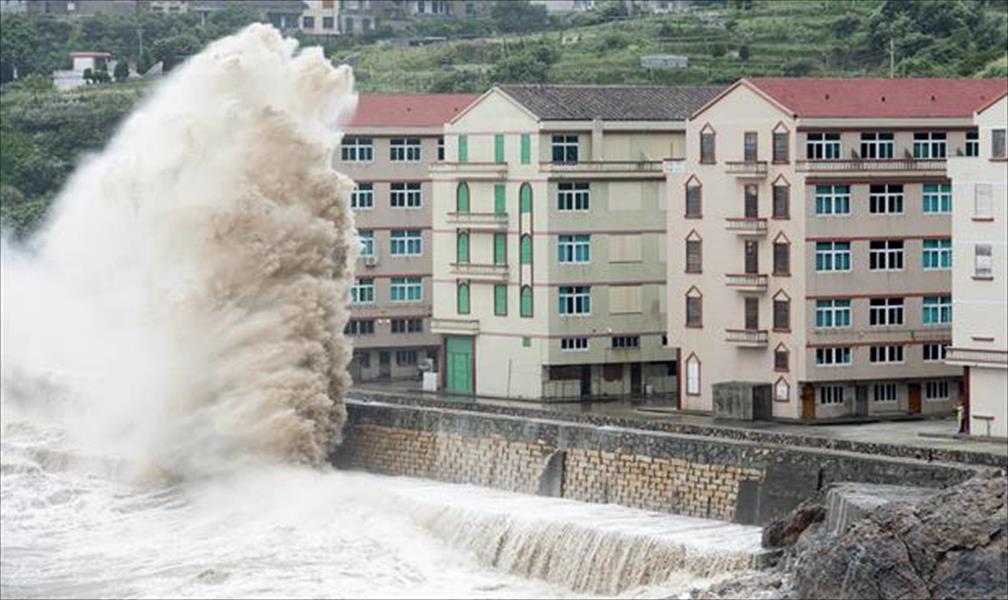 بالصور: إجلاء مليون شخص بسبب إعصار يجتاح شرق الصين