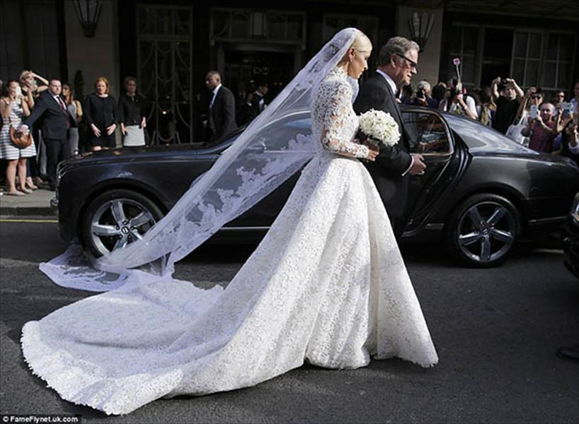 بالصور فستان زفاف شقيقة باريس هيلتون