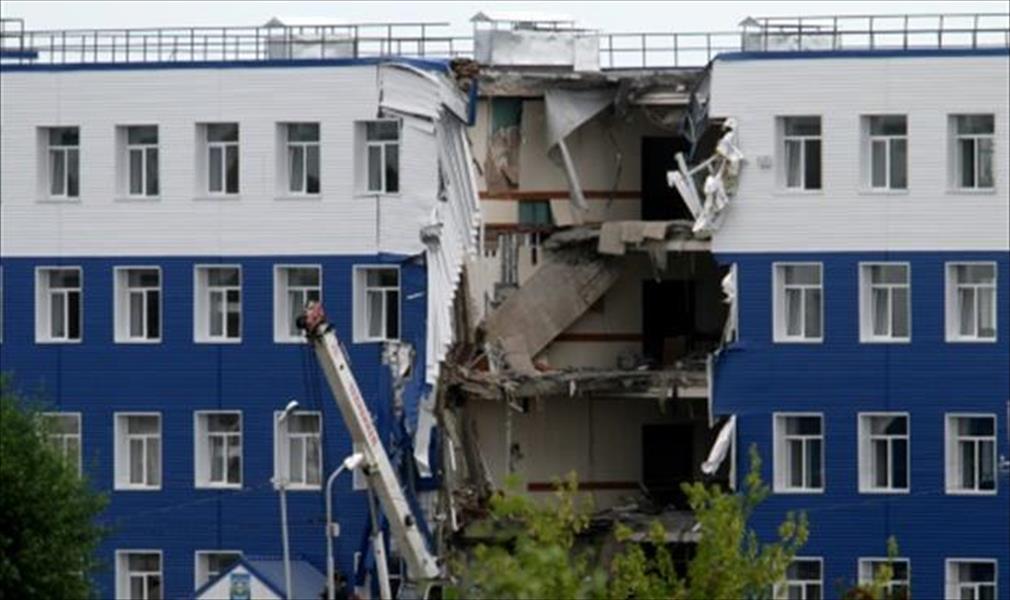 مقتل 23 عسكريًا روسيًا في انهيار ثكنة بسيبيريا