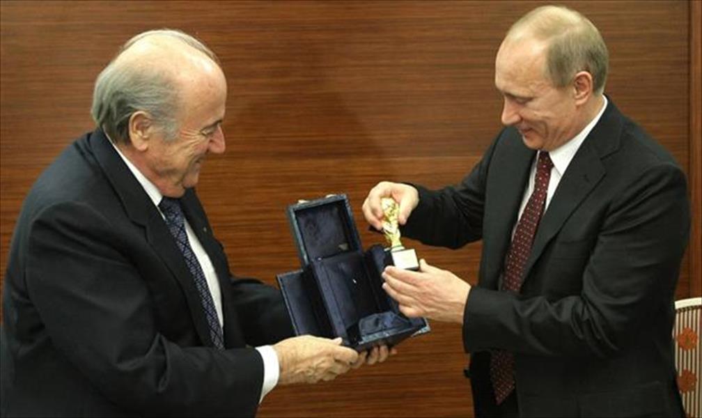 بوتين: بلاتر يستحق جائزة نوبل