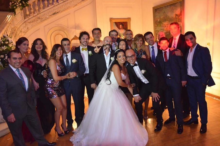 بالصور: حفل زفاف ملكة جمال مصر رغم الهجوم عليها