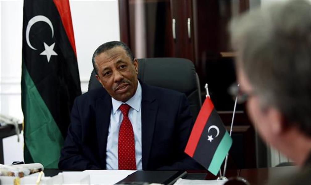الثني يرفض أي تدخل عسكري أجنبي في ليبيا