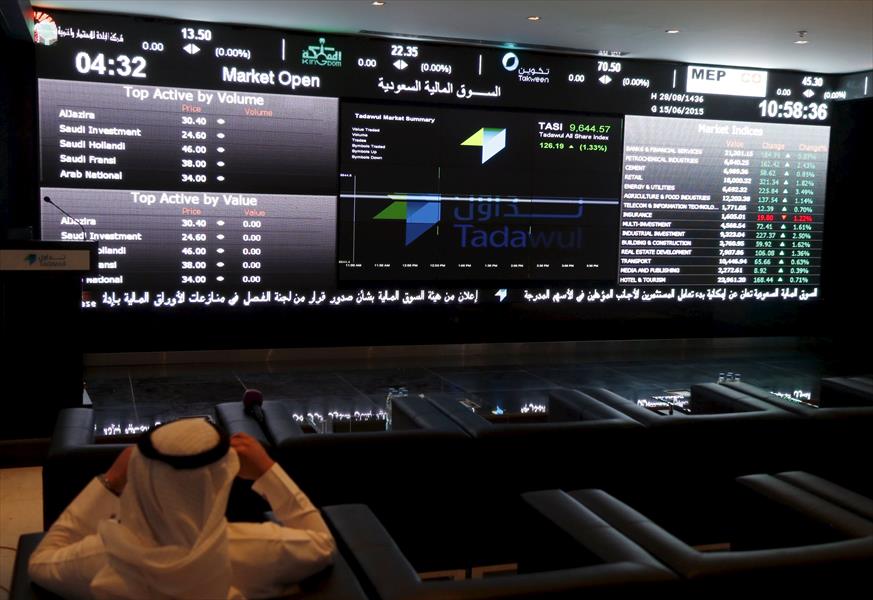 ارتفاع الأسهم المصرية وبورصة السعودية تعاود الهبوط رغم تعافي النفط