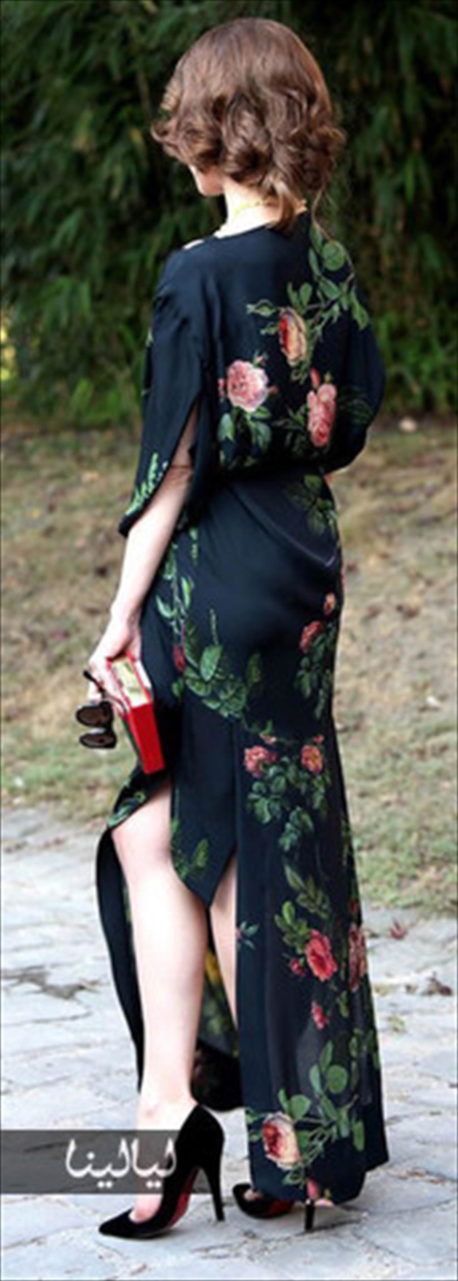 تألقي بفساتين maxi مطبَّعة بالزهور في صيف 2015