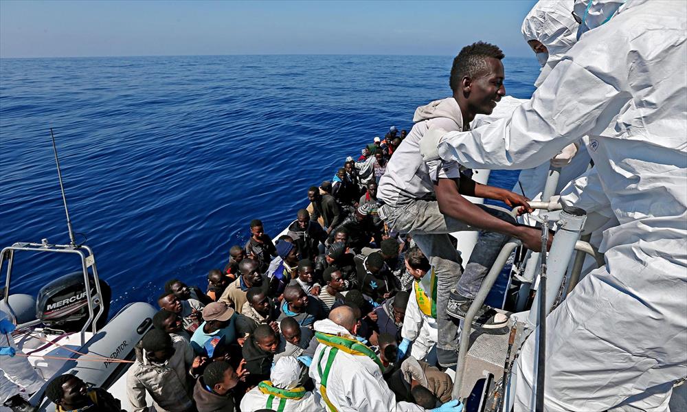 إنقاذ جزائريين بالبحر المتوسط انتحلوا صفة ليبيين فروا من الحرب