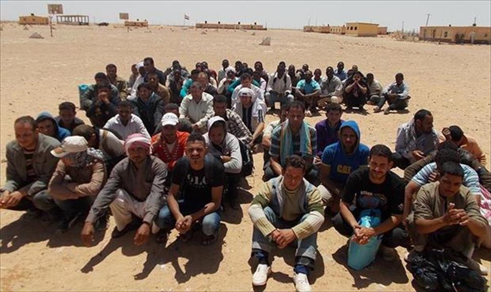 إحباط محاولة تسلل 85 مصريًا و5 سودانيين إلى ليبيا