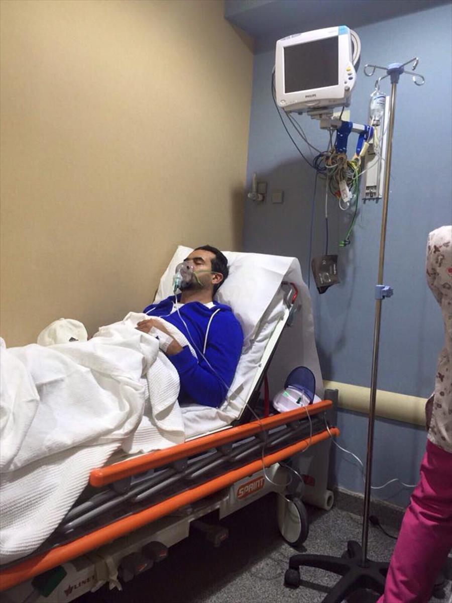 صورة: نقل ساموزين إلى المستشفى