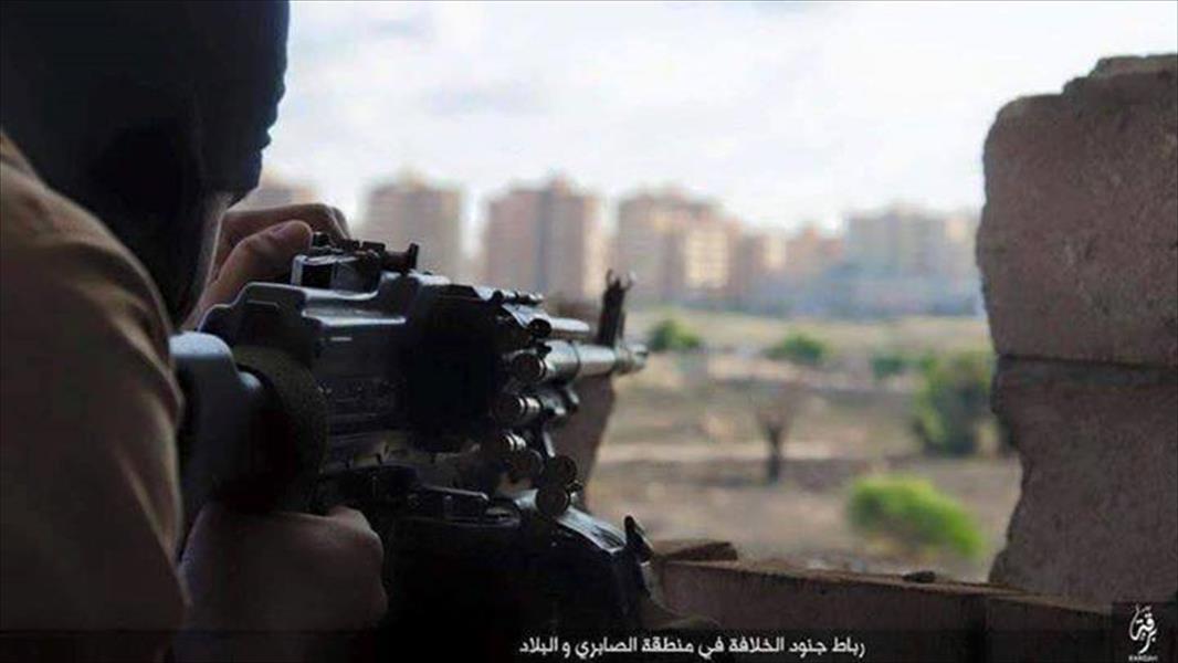 تنظيم «داعش» ينشر تقريرًا مصورًا لعناصره بمحوري الصابري والبلاد في بنغازي