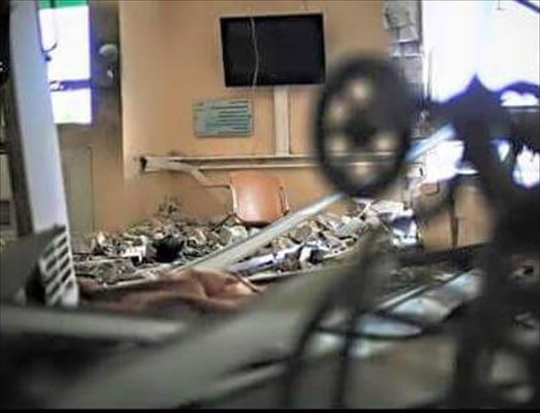 بالفيديو: آثار الدمار في مستشفى الهواري العام ببنغازي