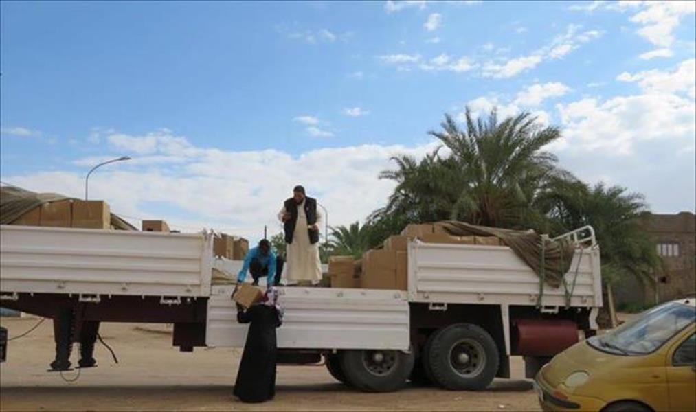 برنامج الأغذية العالمي يسلم ليبيا 1300 طن من الغذاء للنازحين