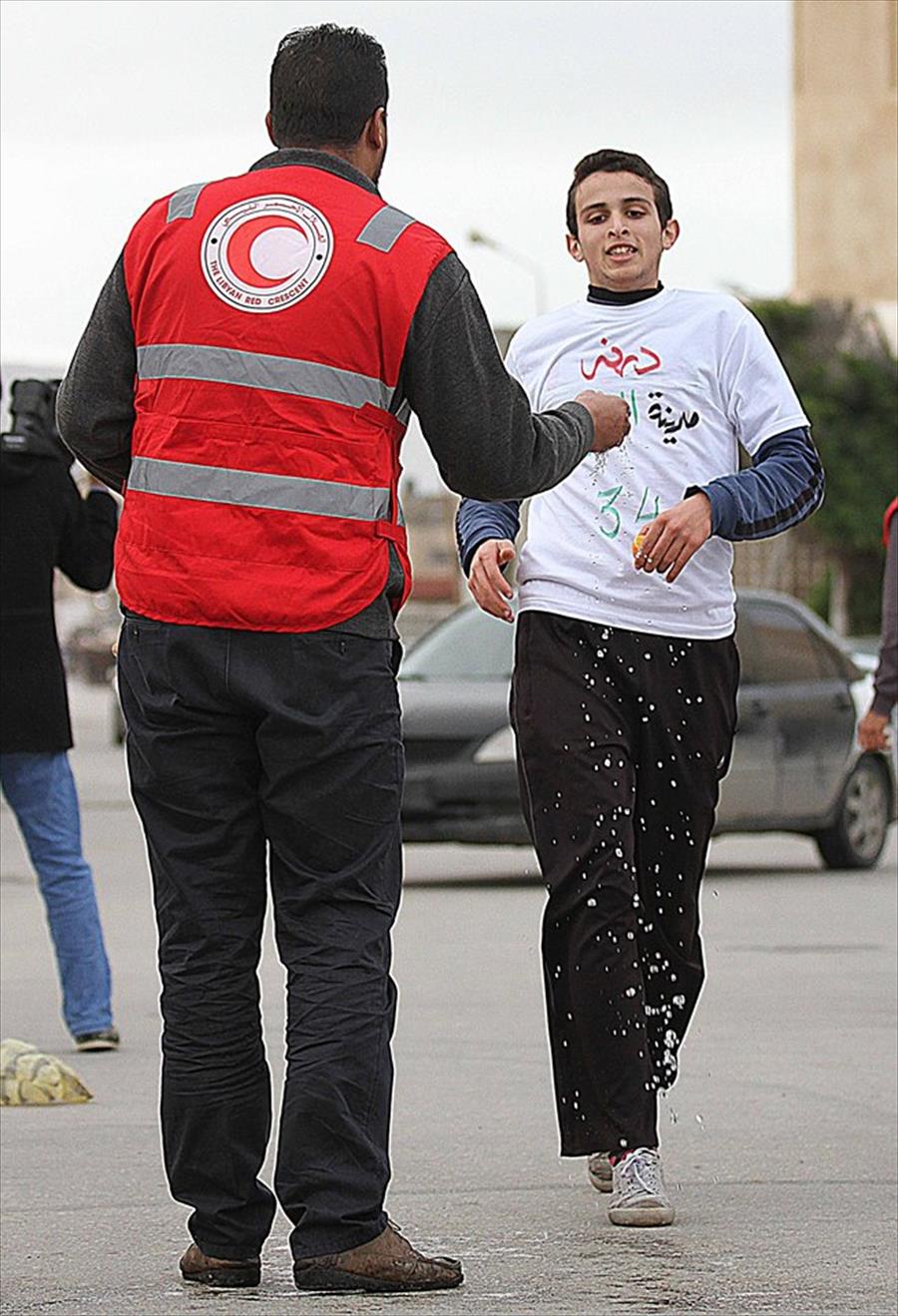 بالصور: تظاهرة رياضية في درنة تحت شعار «درنة مدينة السلام»