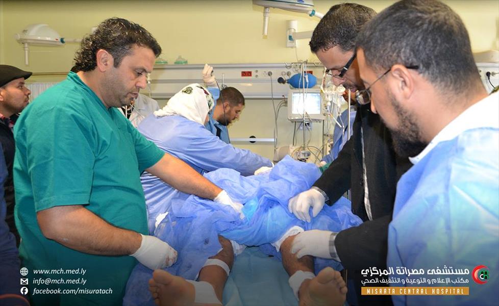مستشفى مصراتة المركزي يستقبل 4 قتلى في انفجار زليتن