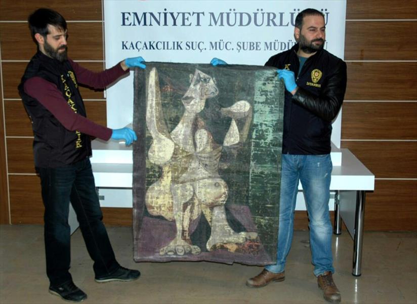 لوحة بيكاسو المضبوطة في تركيا مزيفة!